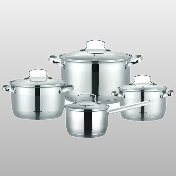 BH 1908 Набор кастрюль 2,1л, 2,9л, 3,9л, 6,6л