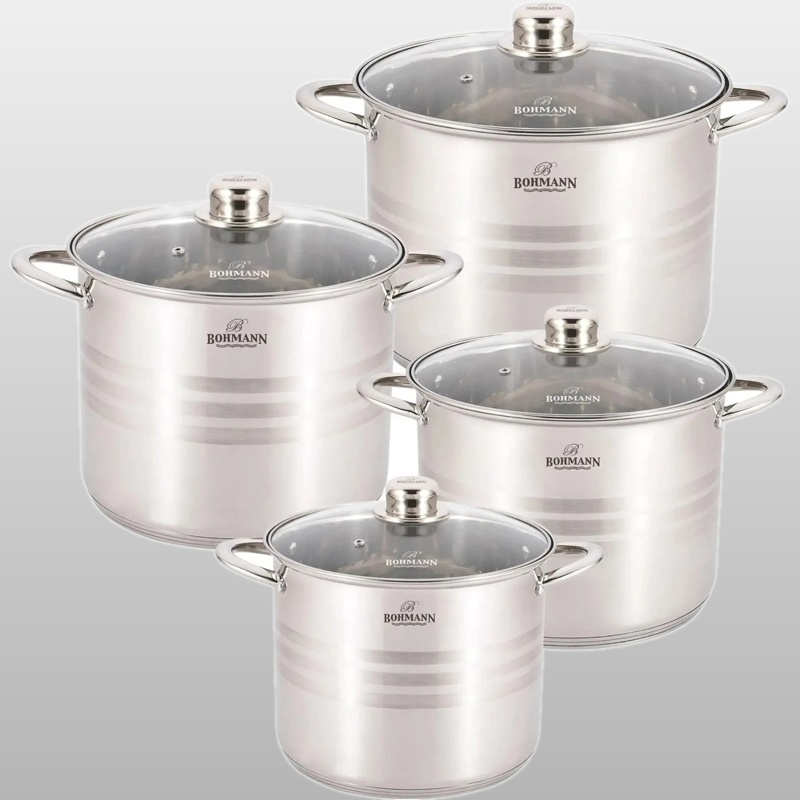 BH 004 Набор кастрюль 7.0/9.0/11.5/13.5